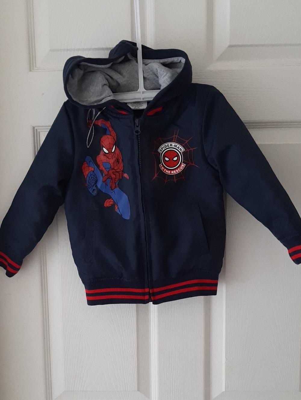 Marvel Spiderman Jacket Size 3